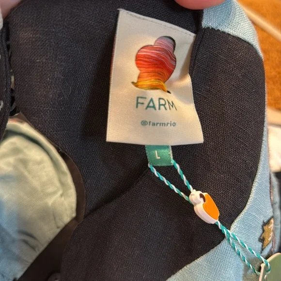 NWT Farm Rio Floral Embroidered Long Sleeve Midi dress - Picture 7 of 12